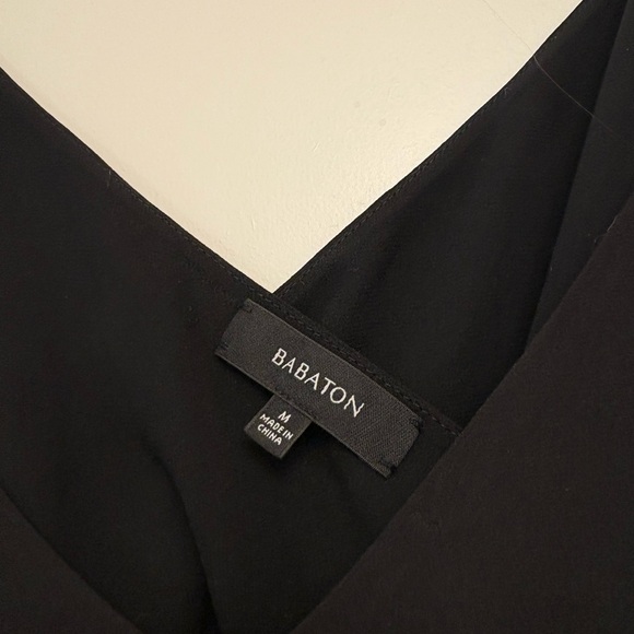 Aritzia Babaton Black V-neck Warren Cami - Picture 6 of 7